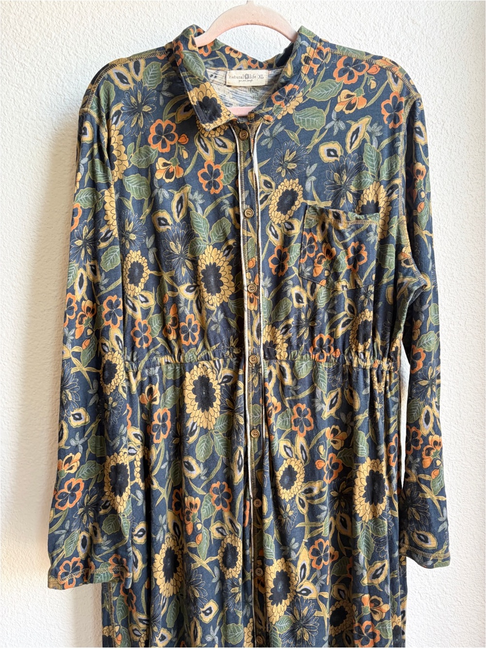Natural Life Christa Knit Cotton Maxi Dress XL - Picture 4 of 6